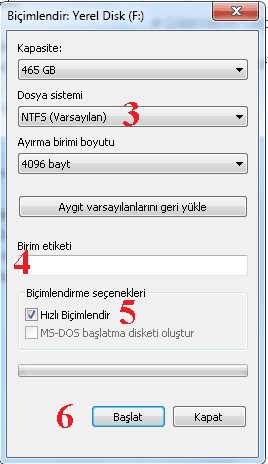 Kopyalanan Dosya Hedef Sürücü İçin Çok Büyük