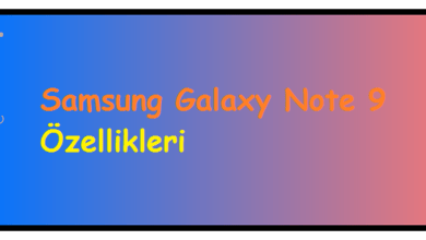 Samsung Galaxy Note 9 Özellikleri