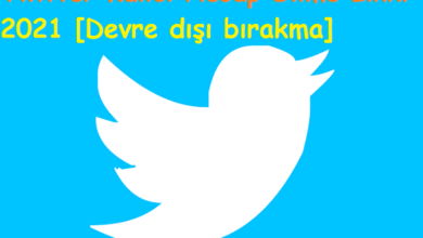 Twitter kalıcı hesap silme linki 2020 [Devre dışı bırakma]