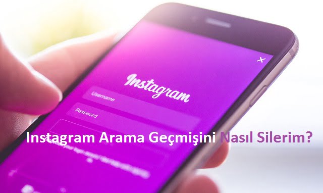 isntagram arama gecmisi