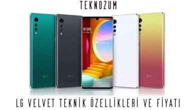 LG Velvet Teknik Özellikleri ve Fiyatı